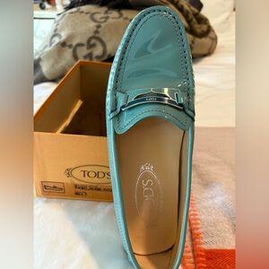 Tod's Women's Blue Loafers